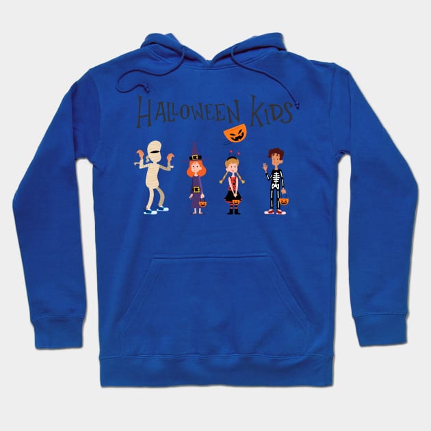 Halloween Kids Hoodie by Mako Design 